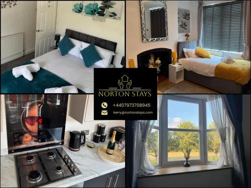 Modern 3-Bed Family Home Sleeps 6 Fast- Wi-Fi Free-Parking- Private Patio