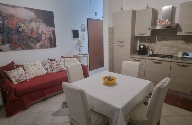 Modern and comfortable apartment with kitchen on the outskirts of Rome.