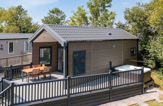 Modern and contemporary caravan.