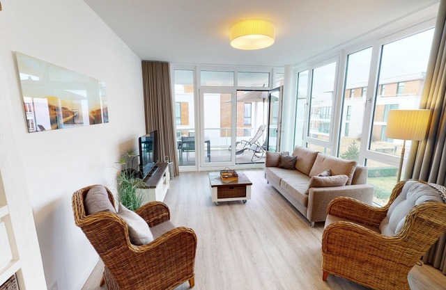 Modern, bright sea view vacation apartment B-06 in Pelzerhaken on the Baltic Sea!