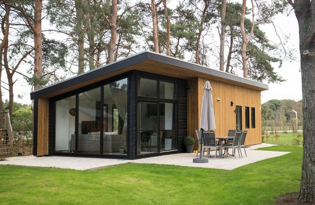 Modern chalet near De Veluwe National Park
