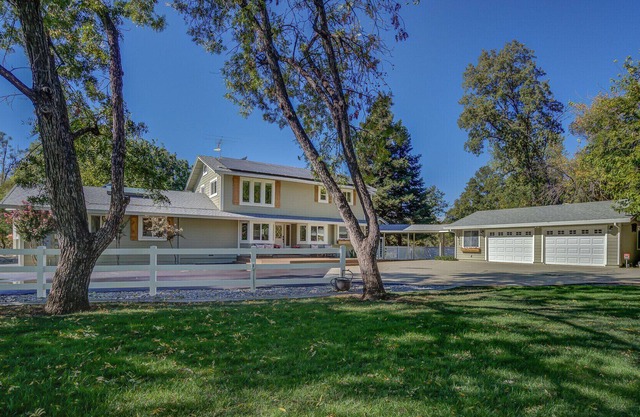 Modern Farmhouse on Cow Creek, close to Bethel, all on 3 acres with a pool!