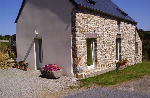 Modern house with enclosed garden in Normandy