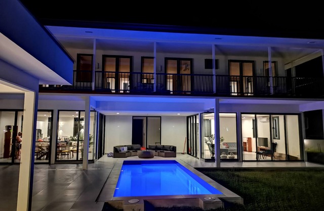 Modern luxury mansion in colonial style