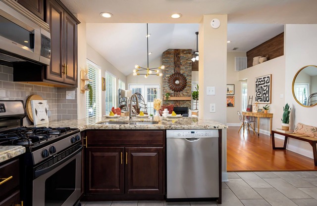 Modern & New #Katy w/Spacious Backyard Firepit