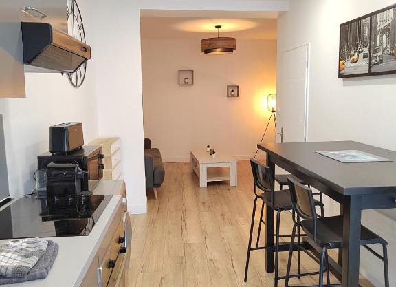 Moderne et chaleureux duplex en centre-ville