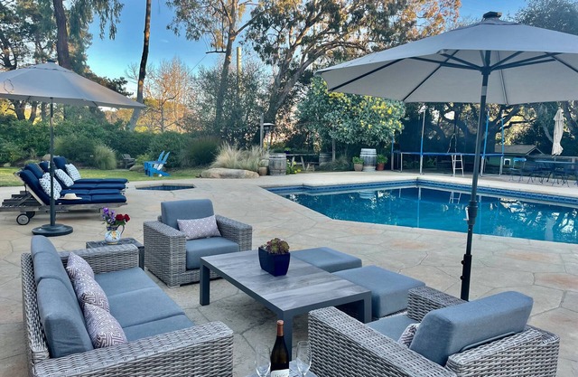 Montecito Family Fun Home with Pool/hot tub and great yard plus cabana!