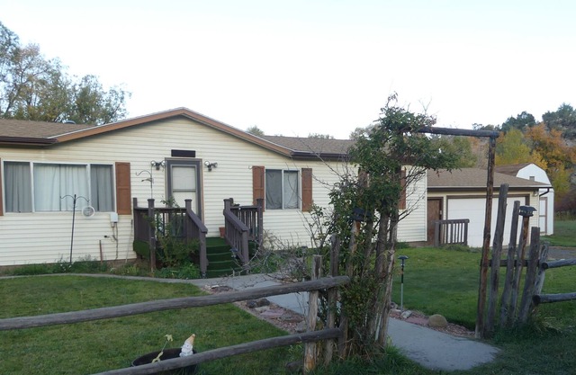 Mountain Retreat 1.2 acres, secluded but with walking distance of town.