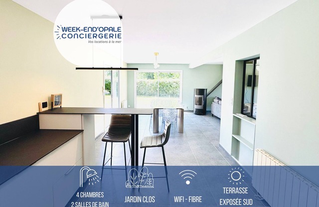 Nature & relaxation villa with garden in the heart of Stella-Plage