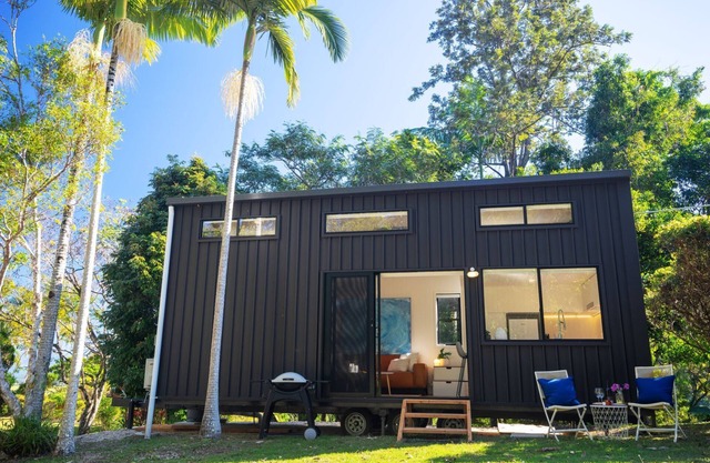 Nestled in Nunderi, this loft style tiny home offers a special retreat for two!
