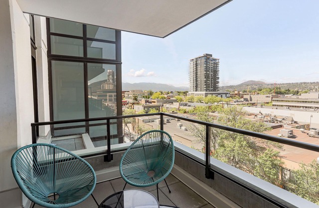 NEW 2-bedroom condo in Downtown Kelowna with LAKE views & 25th FL access