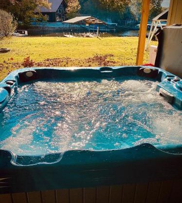 New! 2 Homes-Firepit, Hot Tub, Huge Yard and Dock