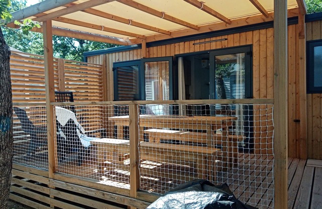 NEW AIR CONDITIONED MOBIL HOME - CAMPING 5* - FOR 6 PEOPLE with dishwasher