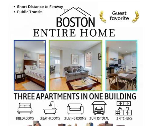 NEW! Boston Entire House Near MBTA, 3 Mi to Fenway!