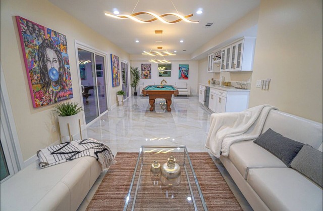 New construction, 2 1/2 stories , roof top , 3 outdoor area for entertainment,