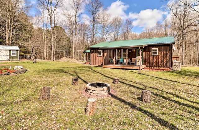 NEW! Forksville Mountain Lodge Retreat w/ Porch!