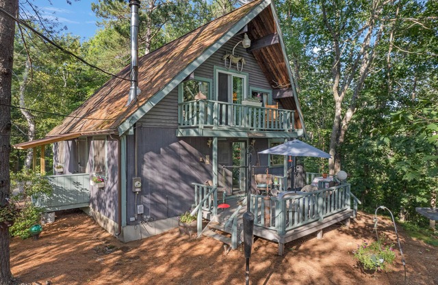 New Rental on Private Beautiful Silver Lake in Newfield Maine.