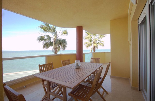 New three bedroom front line with impressive sea views