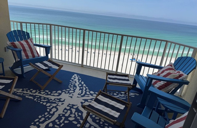 Newly renovated, Palm Beach inspired family retreat at Boardwalk Beach Resort.