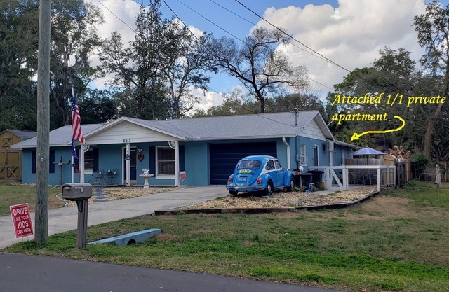 No additional fees expect a small one for pets. Minutes from downtown Ocala.