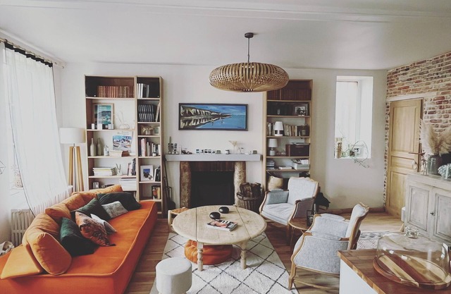 Normandy Charming house in the heart of Veules les Roses 2mn from the beach