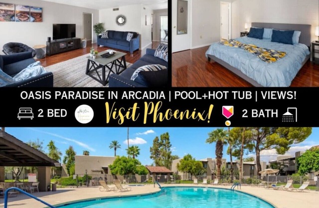 Oasis Paradise in Arcadia | Pool+Hot Tub | Views!