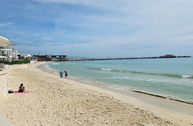 Ocean-Front, 3 Bedroom Penthouse, Family Friendly, Playa, Xaman Ha #7201.
