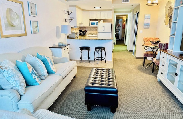 Ocean Front well furnished 1-bedroom condo with great view!