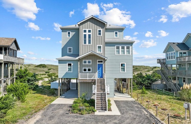 Oceanfront 7025 - The Cure: 5-Bedroom House in Salvo, NC with Private Pool