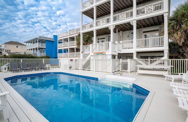 Oceanfront Escape with Shared Pool in Carolina Beach
