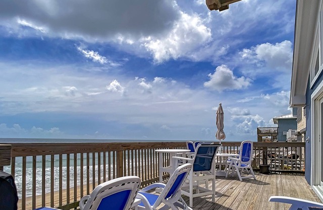 Oceanfront home on quiet beach! Four levels of sun decks! 6847S