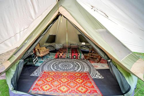 Off-Grid Creekside Tent Ideal for a Glamping Experience in Cosby, Tennessee