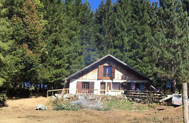 Old Sheepfold in the heart of nature in the Vercors park