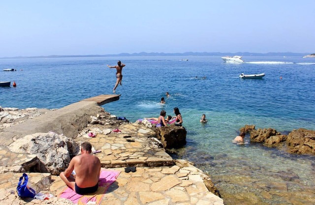 One bedroom apartment with terrace and sea view Ždrelac, Pašman (A-8514-c)