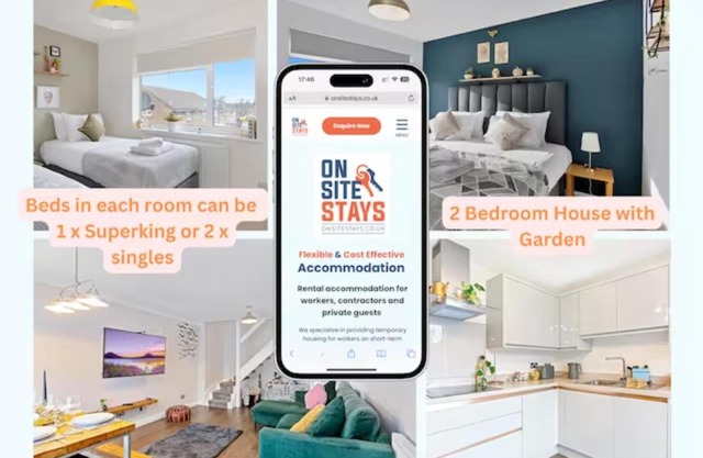 OnSiteStays Welling, Modern 2 Bed House, Free Parking & Wifi