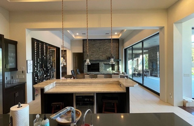 Open floor plan, pool, spa, 140" TV, minutes from shopping & golf
