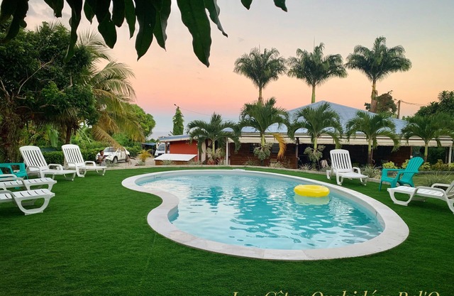 Orchidées Bel'O - Confortable Bungalow - piscine