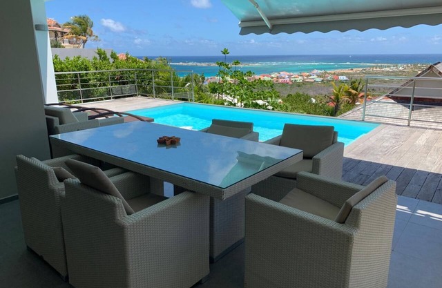 Orient Bay pool and sea view villa