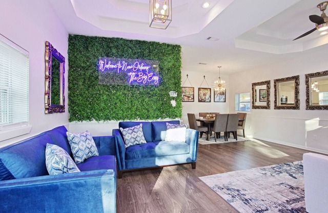 Orleans Ave. Oasis in the Big Easy with Selfie Wall