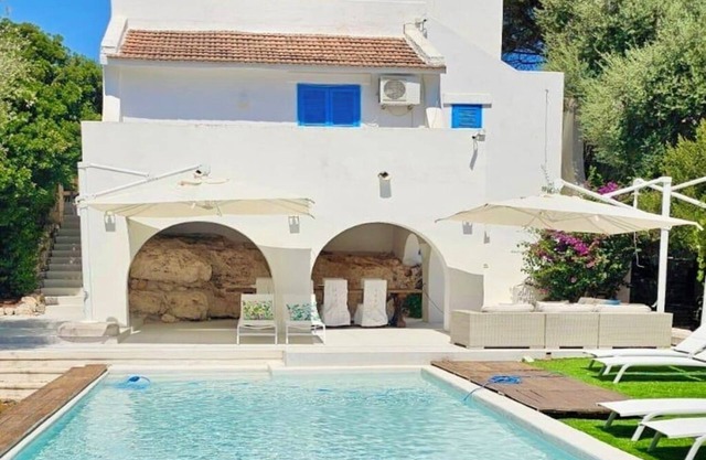 Ostuni Beachfront Villa with Pool & Private Parking, Luxury Holidays