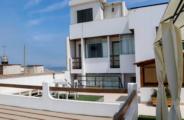 Our accommodation is just 5 minutes from Huanchaco beach. best waves in Peru.