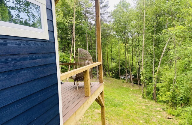 Overdue Views! Brand new creek side cabin