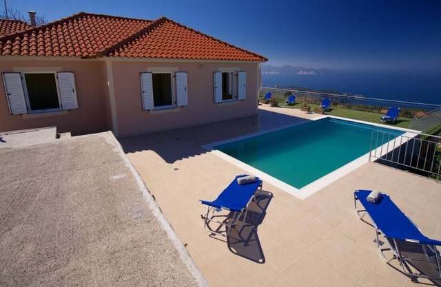 Panoramic sea view villa with swimming pool