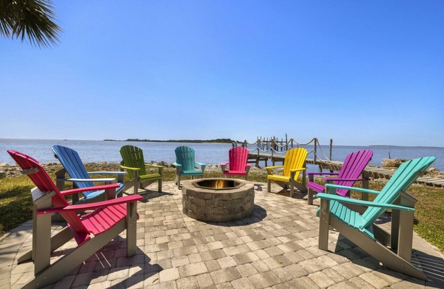 Pelican Place is a Waterfront Home on Historic First St on the Gulf of Mexico