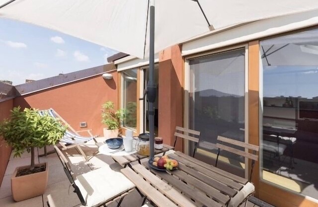 Penthouse in a green oasis on the Navigli