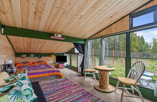 Pet-friendly and Cozy "The Shed" with Garden Views + Hot Tub near Missoula