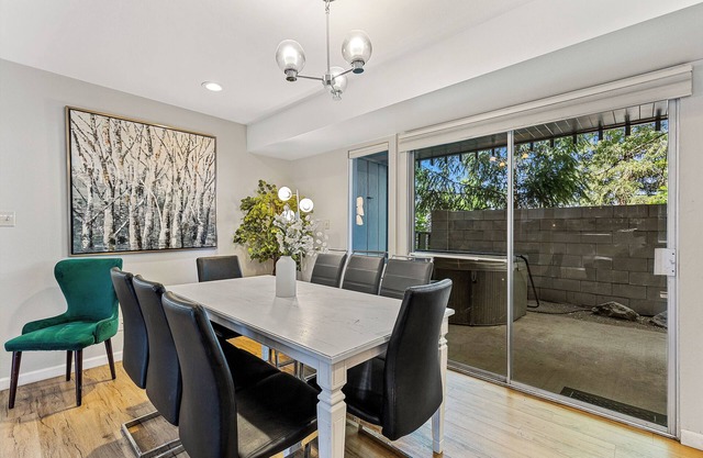 Pet-Friendly cozy retreat with private spa, BBQ, cornhole, fire pit, and more!