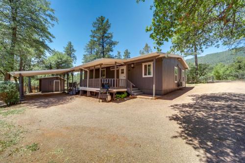 Pine Home with Decks and Grill Less Than 1 Mi to Downtown!