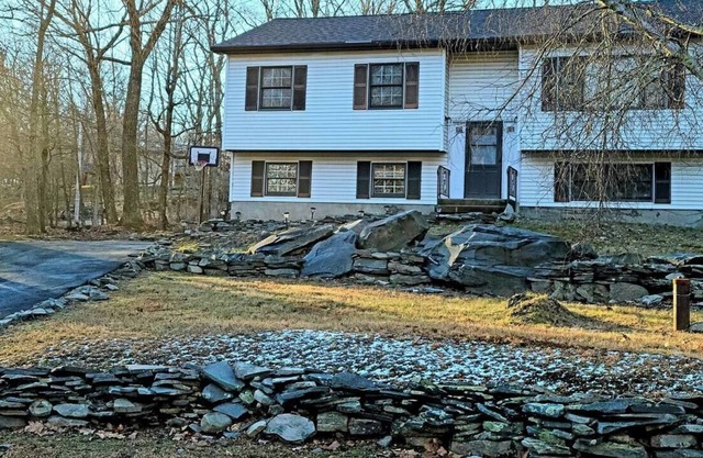 Pocono's Retreat with Gameroom, Firepit, and Lake