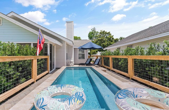 Point Five, sleeps 9 and has a Pool!